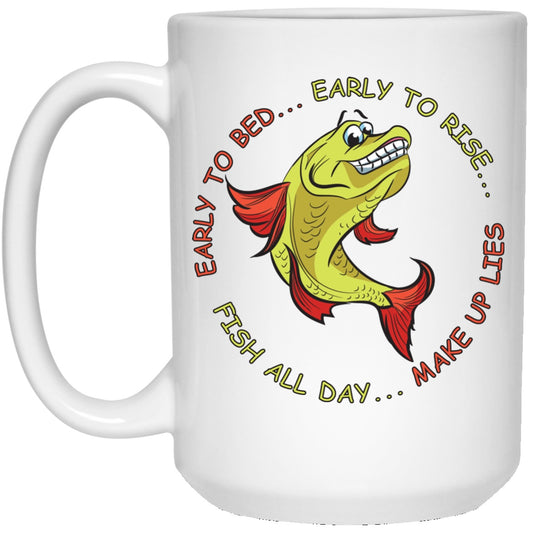 Funny fishing Mug - White Mugs - GoneBold.gift