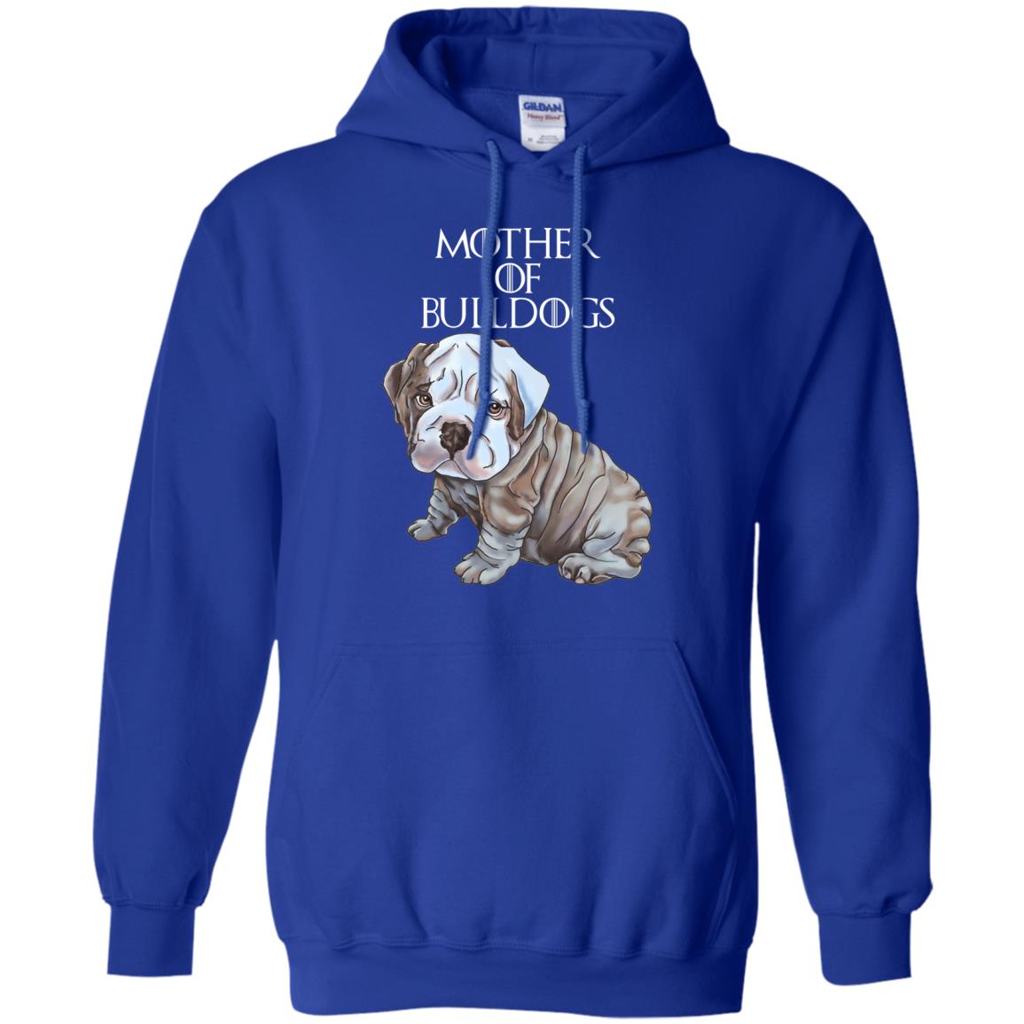 English bulldog Hoodie For Women - Mother of Bulldogs - GoneBold.gift