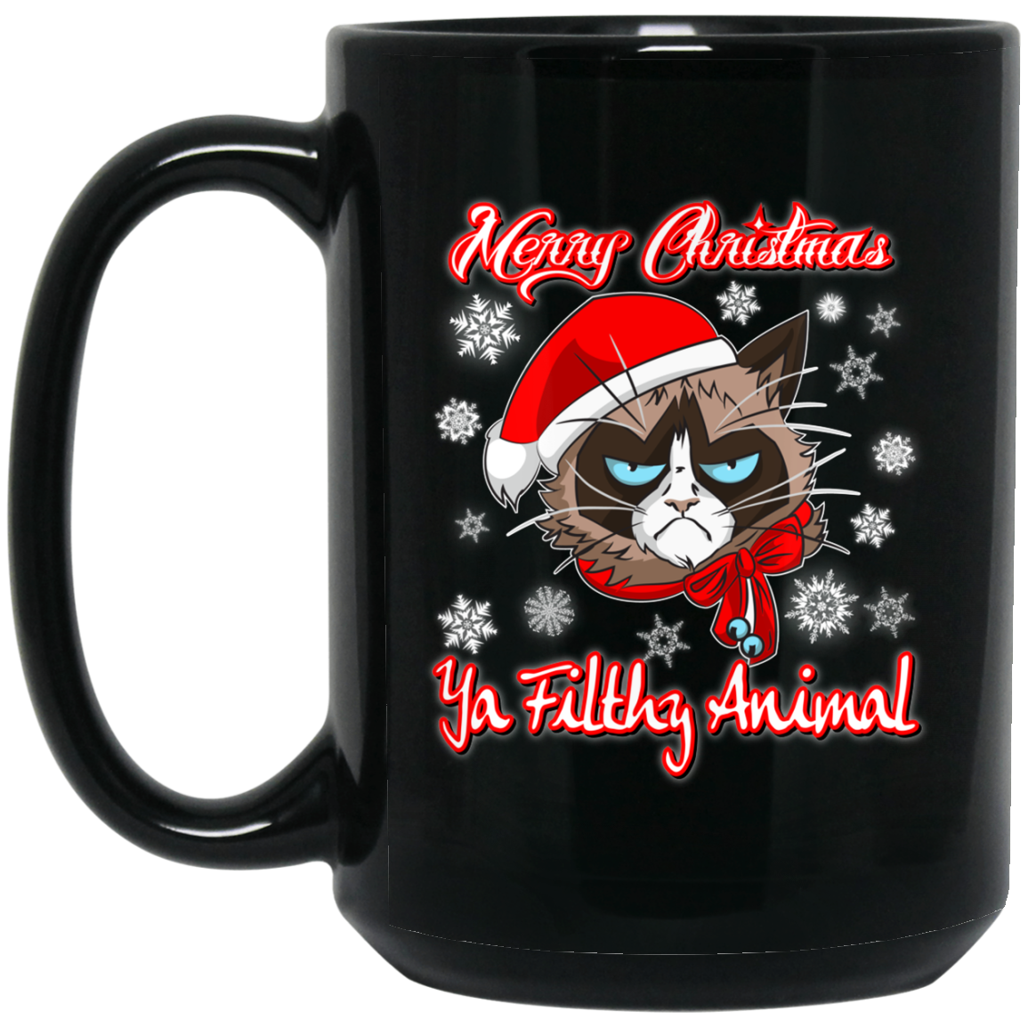 Christmas Gift Idea Funny Mug Grumpy Cat - GoneBold.gift