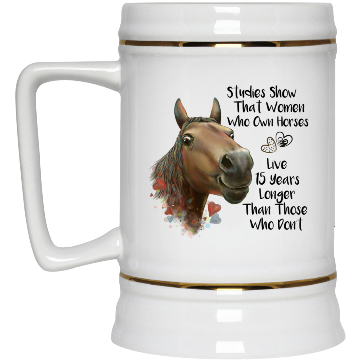 Horse Mug, Horse Gifts for Women, Studies Show Funny Mug - GoneBold.gift