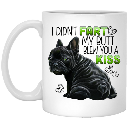 Black French Bulldog, Frenchie funny mug - GoneBold.gift