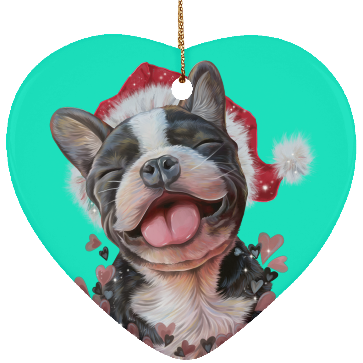 French Bulldog Christmas Tree Ornaments - GoneBold.gift