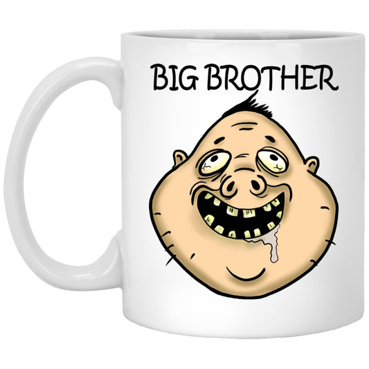 Big Brother funny Gift White Mugs - GoneBold.gift
