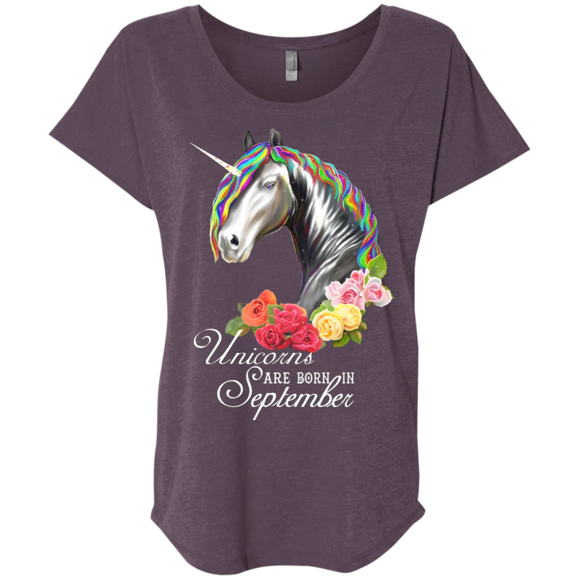 Born In September Birthday t-shirt Unicorn Shirt Women - GoneBold.gift