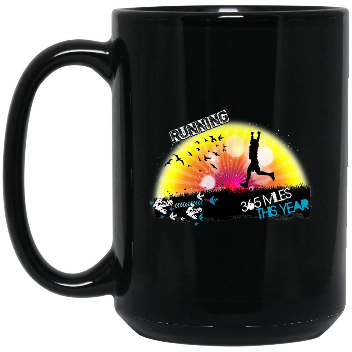 New Year Resolution Black Coffee Mugs - GoneBold.gift