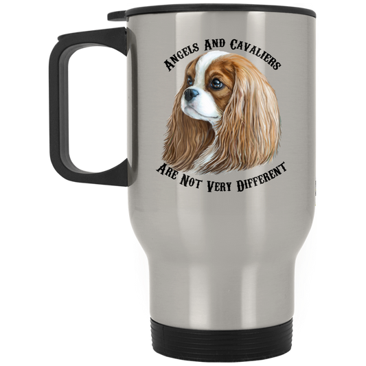 Cavalier King Charles Spaniel Blenheim Stainless Travel Mug - GoneBold.gift