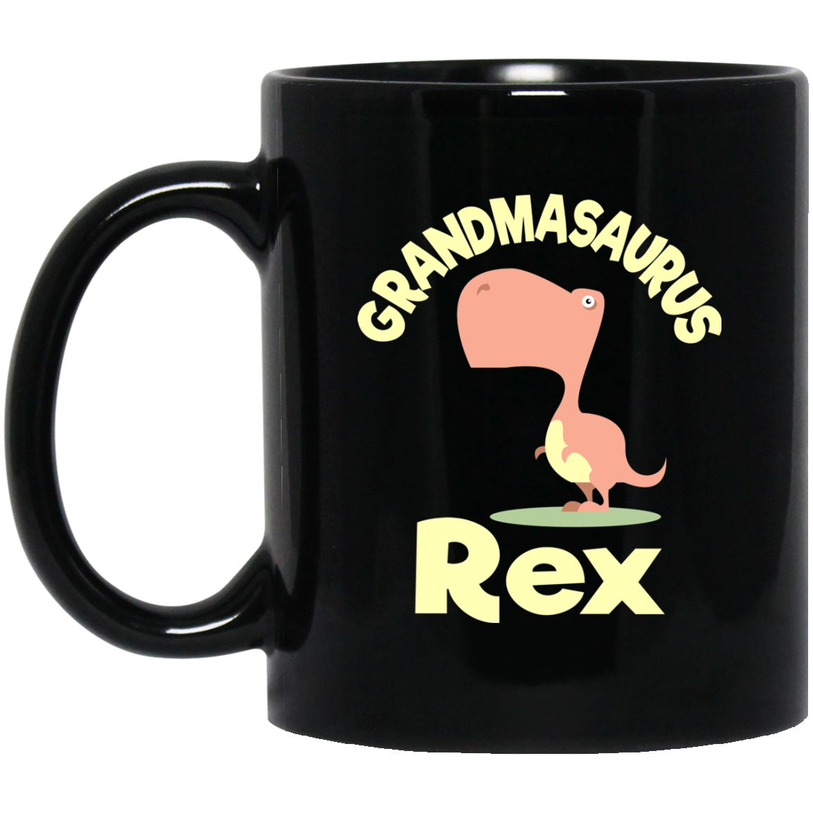 Grandmasaurus Grandma Black Coffee Mugs - GoneBold.gift
