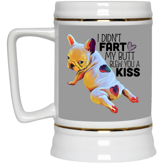 Frenchie Bulldog Funny Beer Stein 22oz. - GoneBold.gift