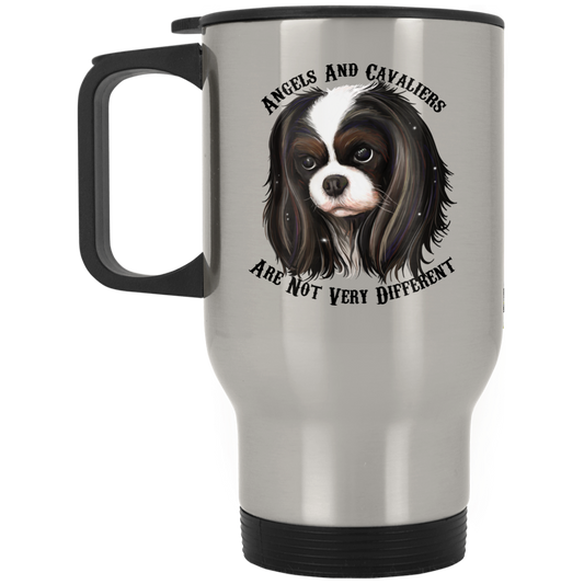 Cavalier King Charles Spaniel Tricolor Stainless Travel Mug - GoneBold.gift