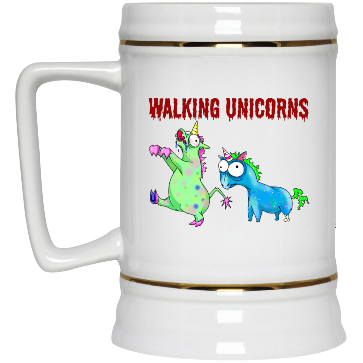Walking Unicorns Funny Mug, Unicorn Gifts - GoneBold.gift