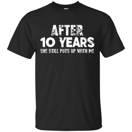 Anniversary Gift Shirt 10 Years Unisex Tees - GoneBold.gift