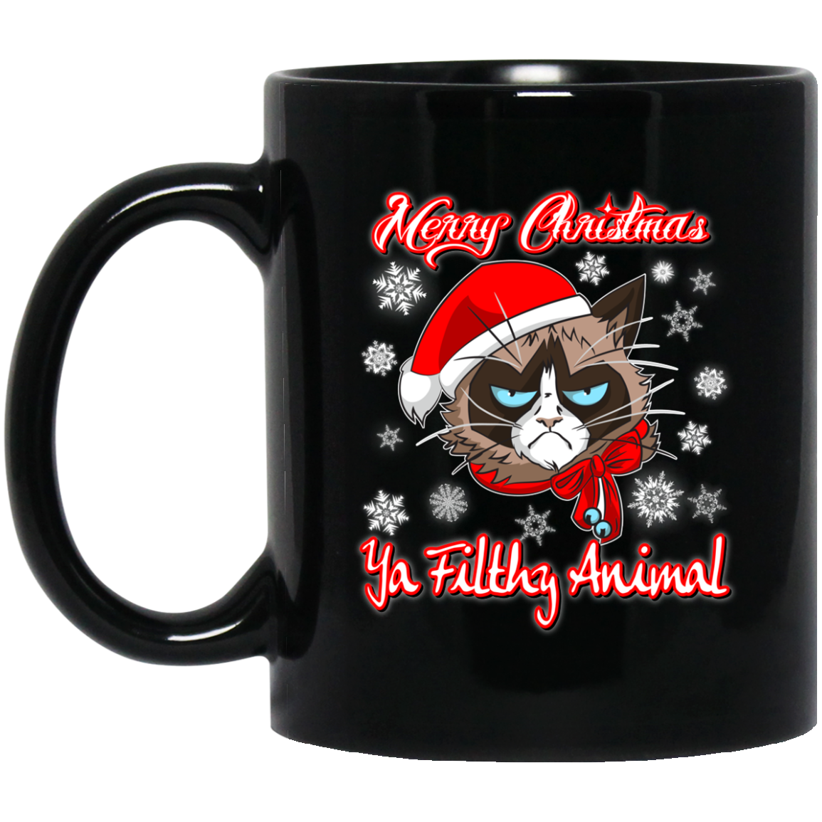 Christmas Gift Idea Funny Mug Grumpy Cat - GoneBold.gift