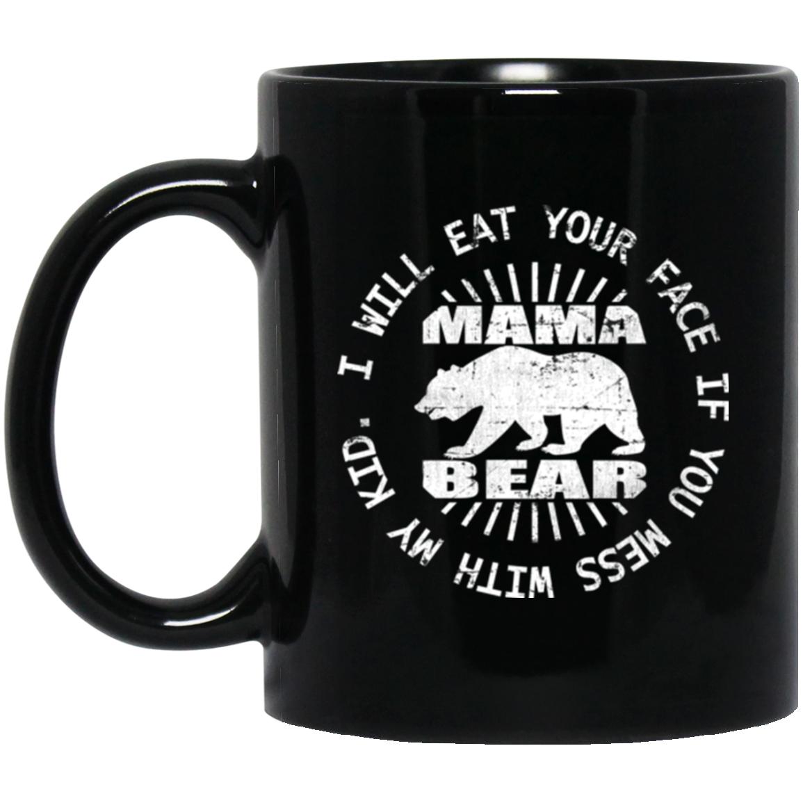 Mom Mug Mama Bear Black Coffee Mugs - GoneBold.gift