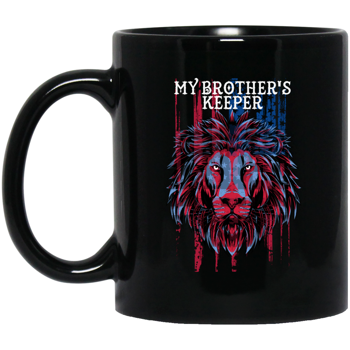 USA Flag Patriotic Mug - Brother's Keeper - GoneBold.gift