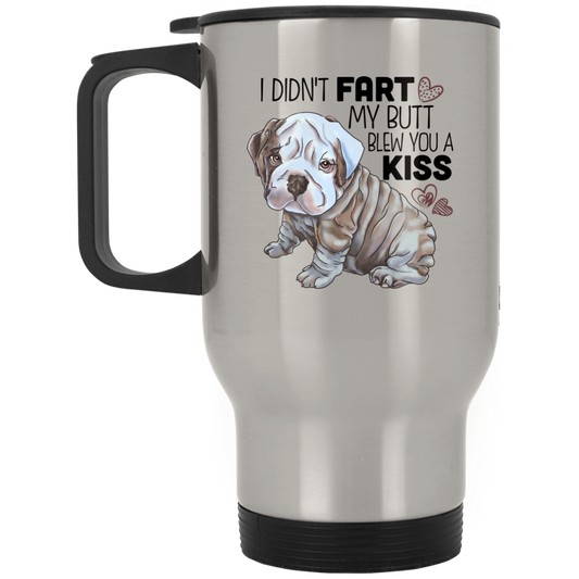English Bulldog Funny Stainless Travel Mug - GoneBold.gift