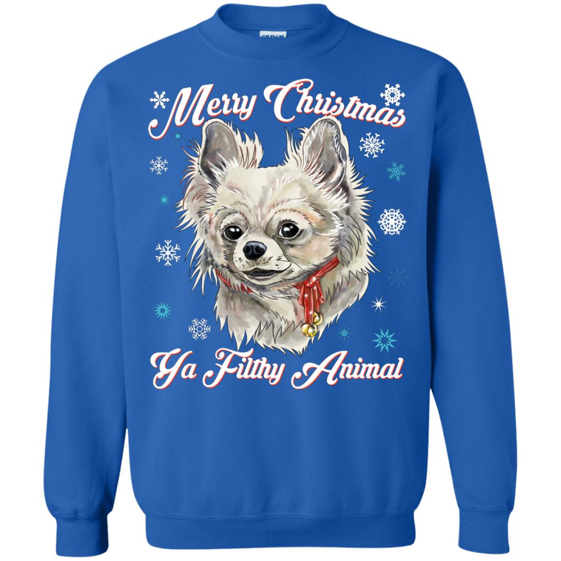 Christmas ugly Sweater Hoodie - Chihuahua Dog Christmas Gift Idea - GoneBold.gift