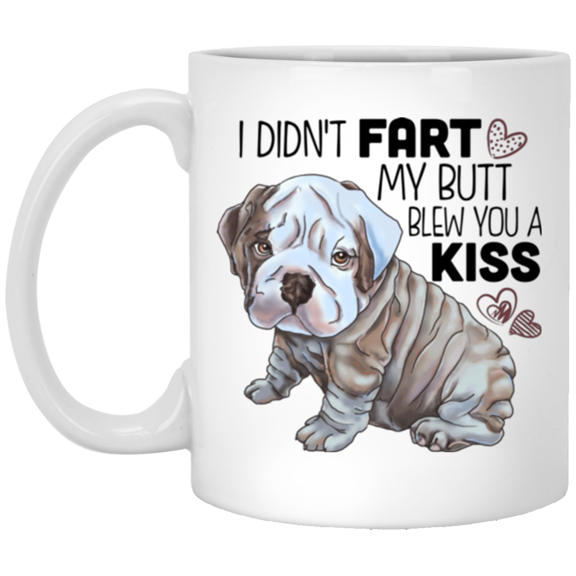 Fart Mug Funny English Bulldog gifts dog Mugs - GoneBold.gift