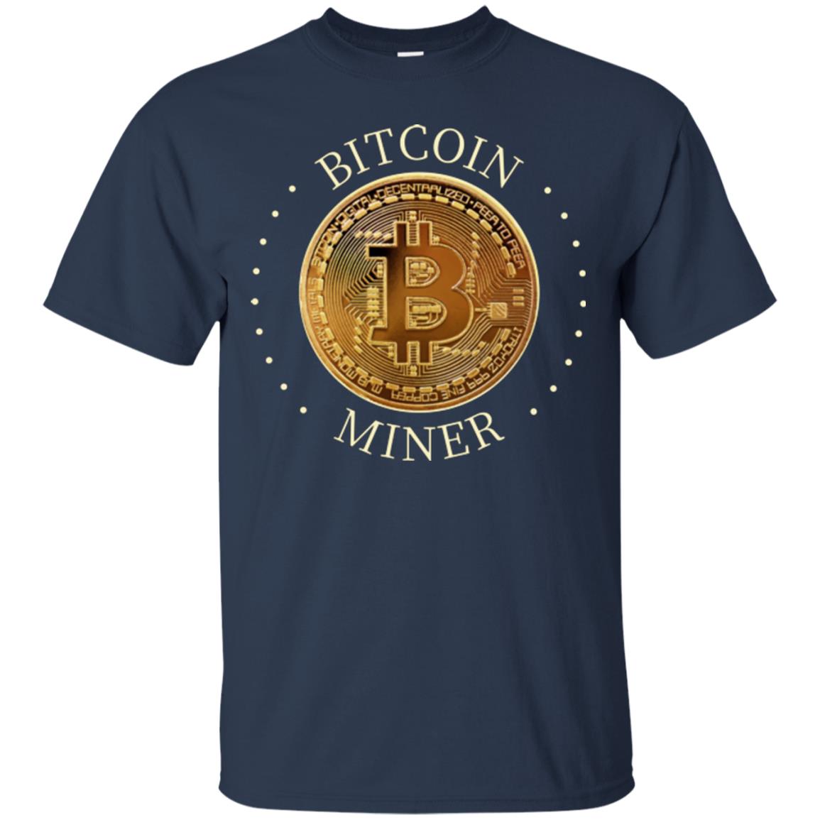 Bitcoin Miner Adult Unisex Bitcoin T-Shirt - GoneBold.gift