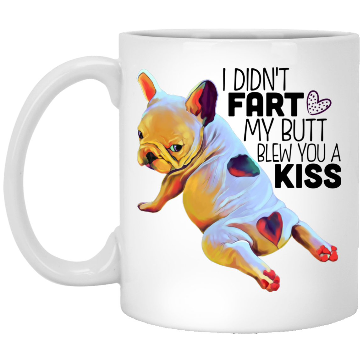 Fart Mug Frenchie gifts - French Bulldog Funny Mugs - GoneBold.gift