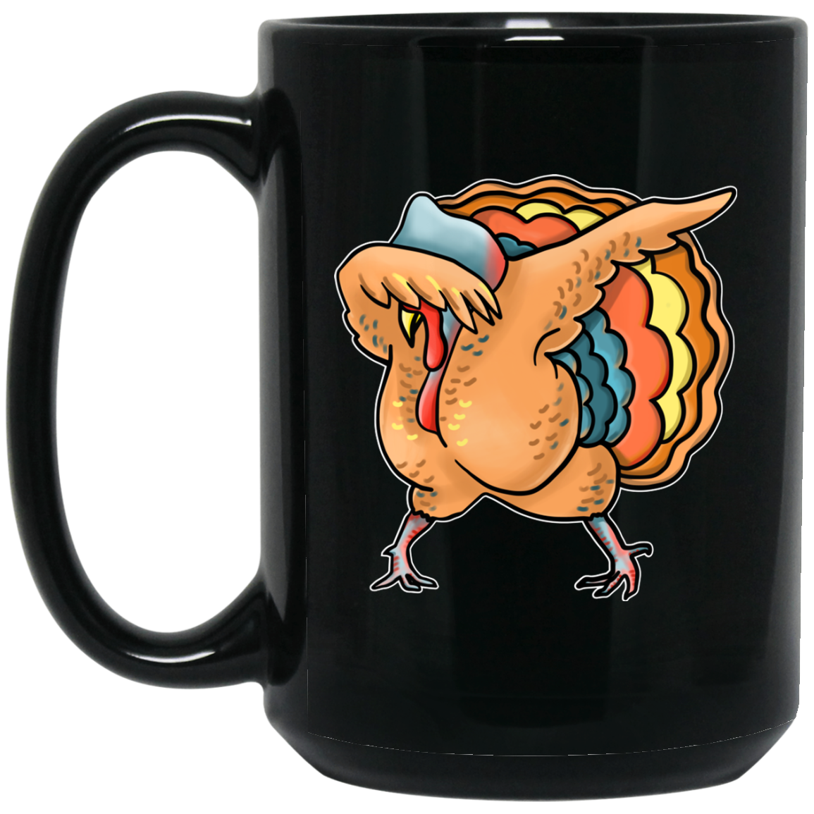 Dabbing Turkey funny Mug, turkey dab, Vegan Gifts - GoneBold.gift
