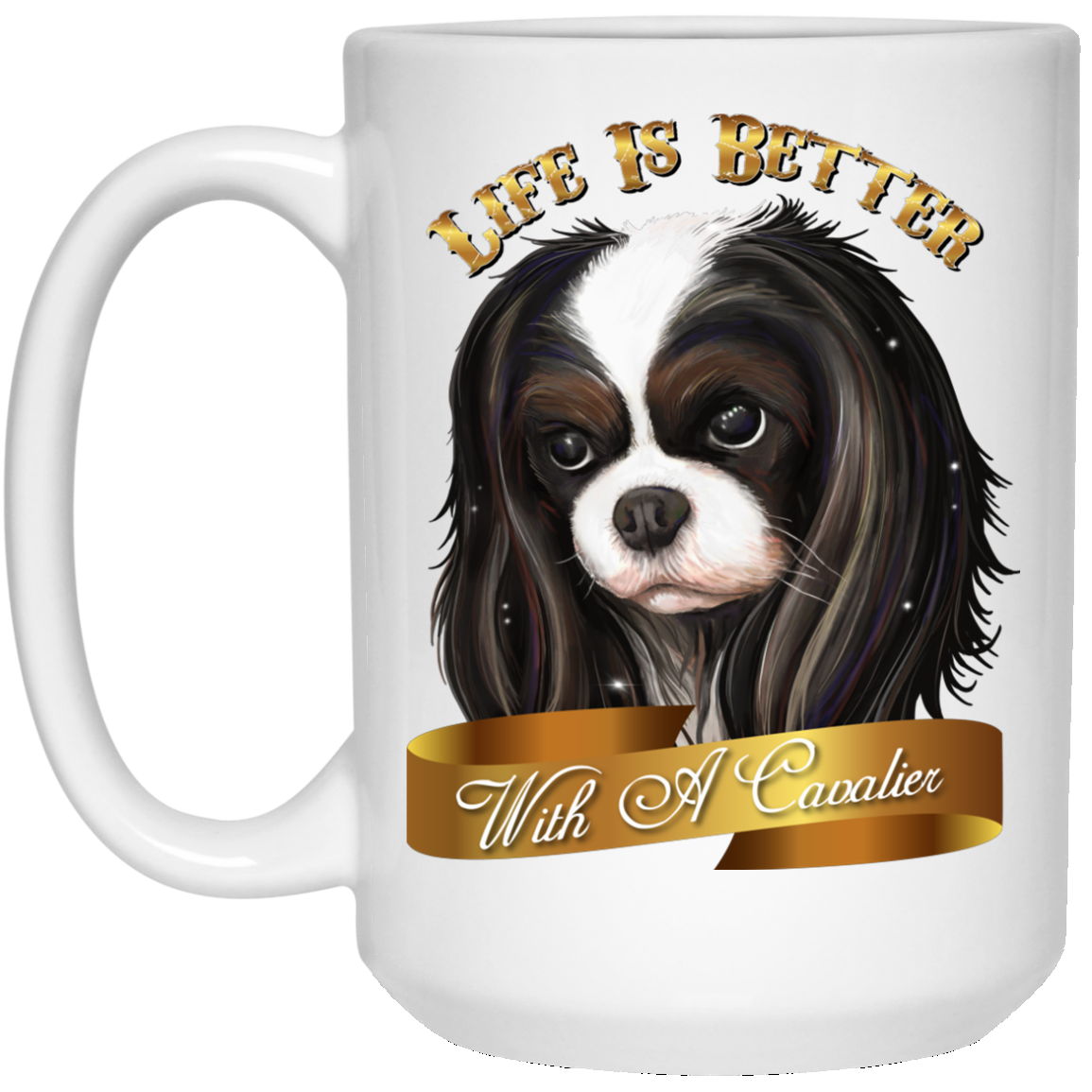 King Charles Spaniel Cavalier Coffee Mug - GoneBold.gift