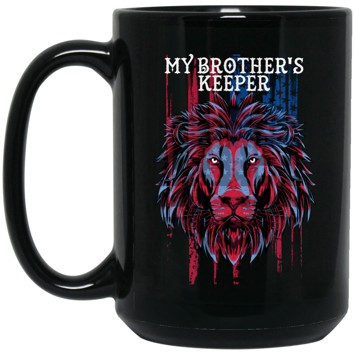 USA Flag Patriotic Mug - Brother's Keeper - GoneBold.gift