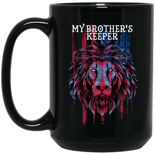 USA Flag Patriotic Mug - Brother's Keeper - GoneBold.gift