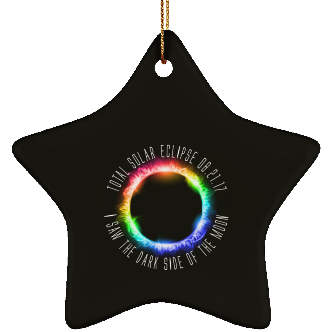 Christmas Tree Decorations - Solar Eclipse Ornament - GoneBold.gift