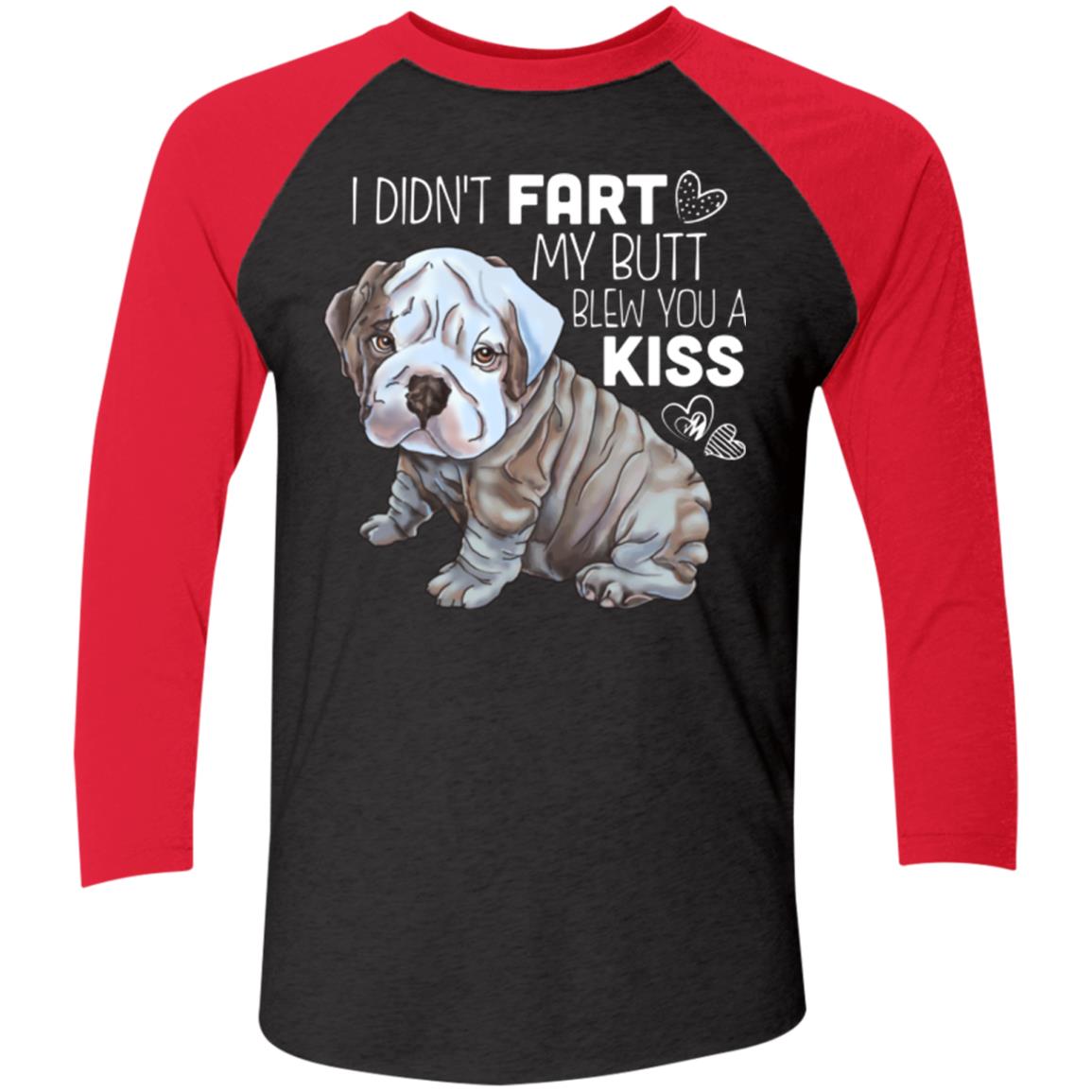 Funny English Bulldog Baseball Raglan T-Shirt - GoneBold.gift
