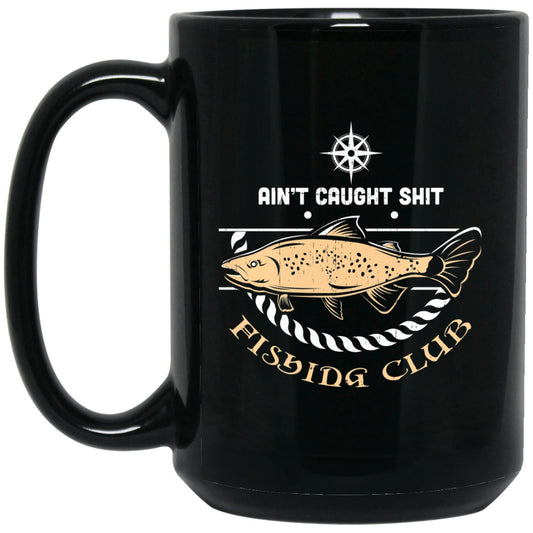 Funny Fishing Mug Fisherwoman fisherman Black Coffee Mugs - GoneBold.gift