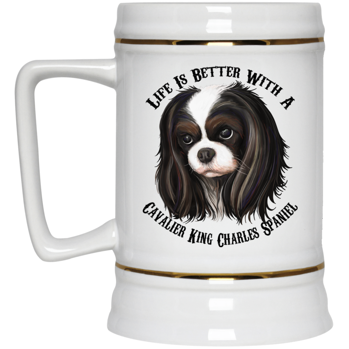 Cavalier King Charles Spaniel Mug - Life Is Better With Cavalier - GoneBold.gift