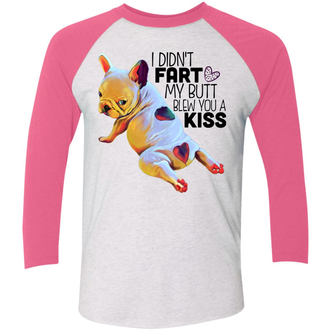 Funny Frenchie French Bulldog Baseball Raglan T-Shirt - GoneBold.gift