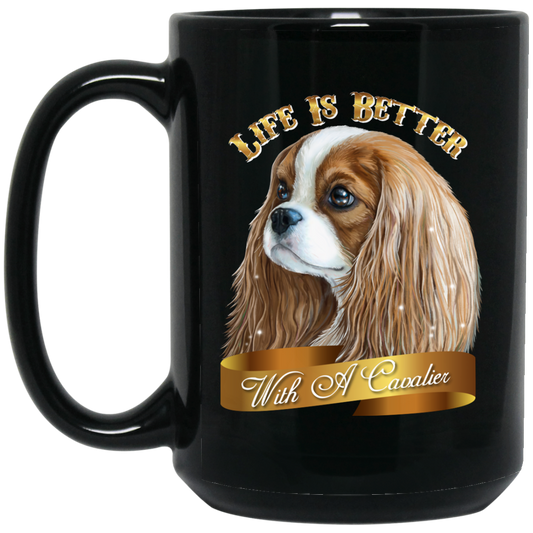 Cavalier King Charles Spaniel Blenheim Coffee Mug - GoneBold.gift