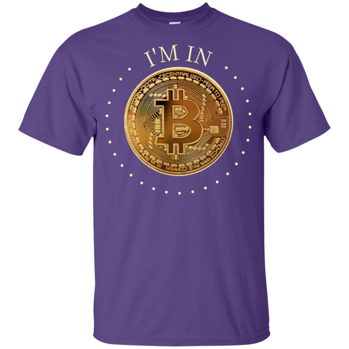 I'm In Gildan Youth Ultra Cotton Bitcoin T-Shirt - GoneBold.gift
