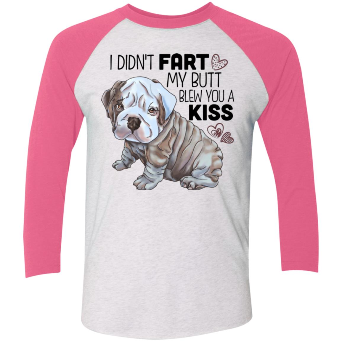 Funny English Bulldog Baseball Raglan T-Shirt - GoneBold.gift