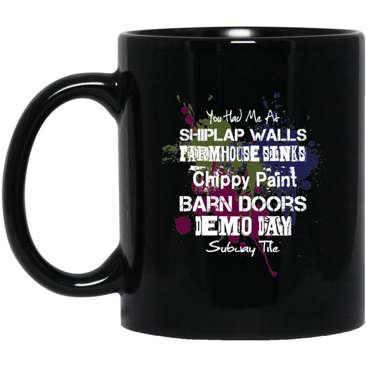 Home Improvement Black Coffee Mugs - GoneBold.gift