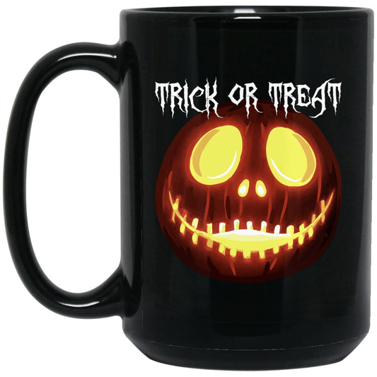 Halloween Mug Trick or Treat Black Coffee Mugs - GoneBold.gift