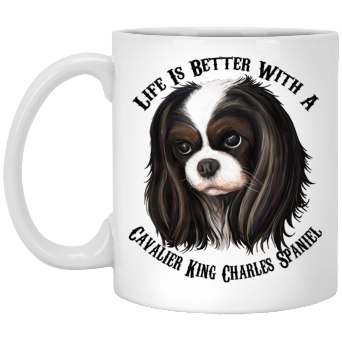 Cavalier King Charles Spaniel Mug - Life is Better With Cavalier - GoneBold.gift