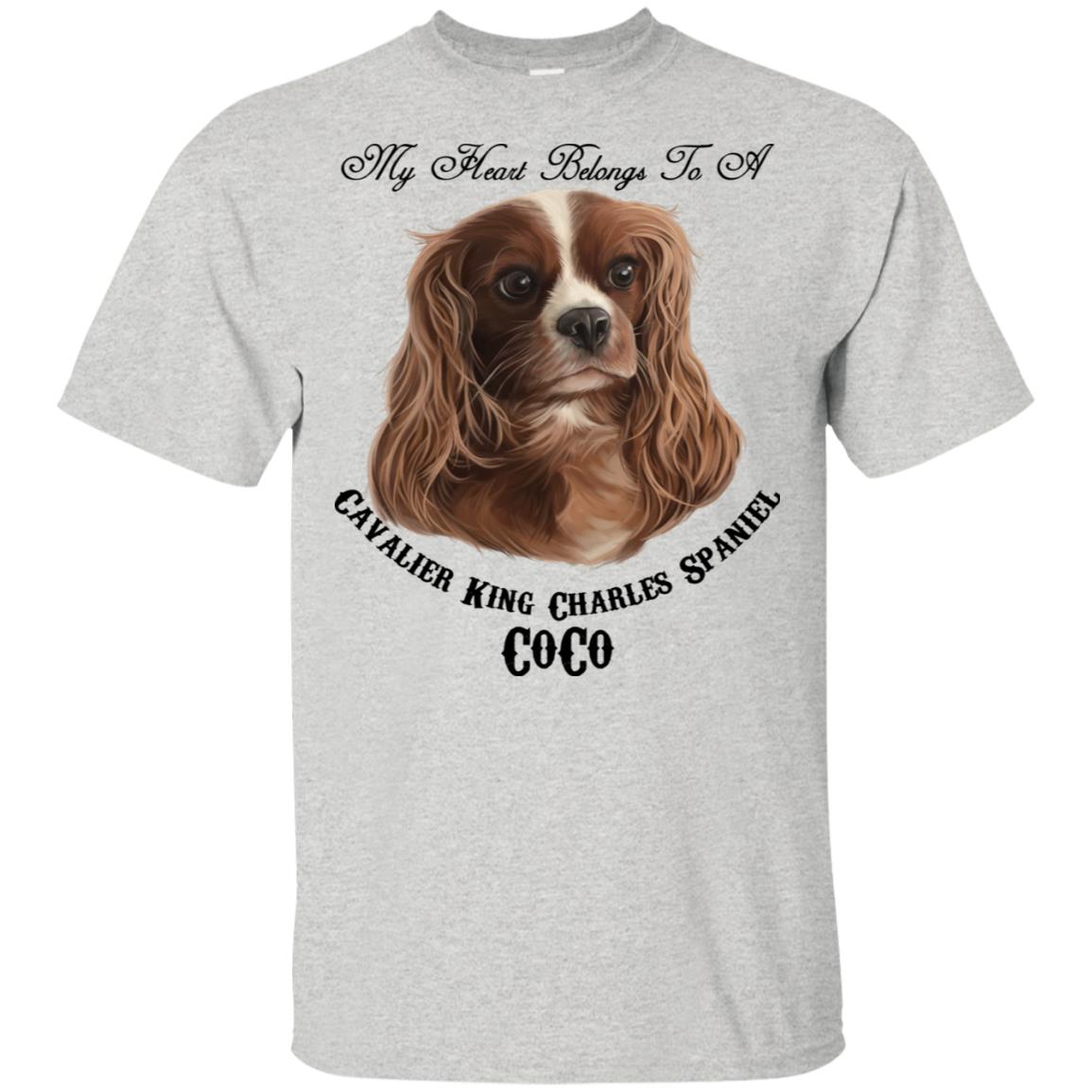 Custom Cavalier King Charles CoCo Cotton T-Shirt - GoneBold.gift