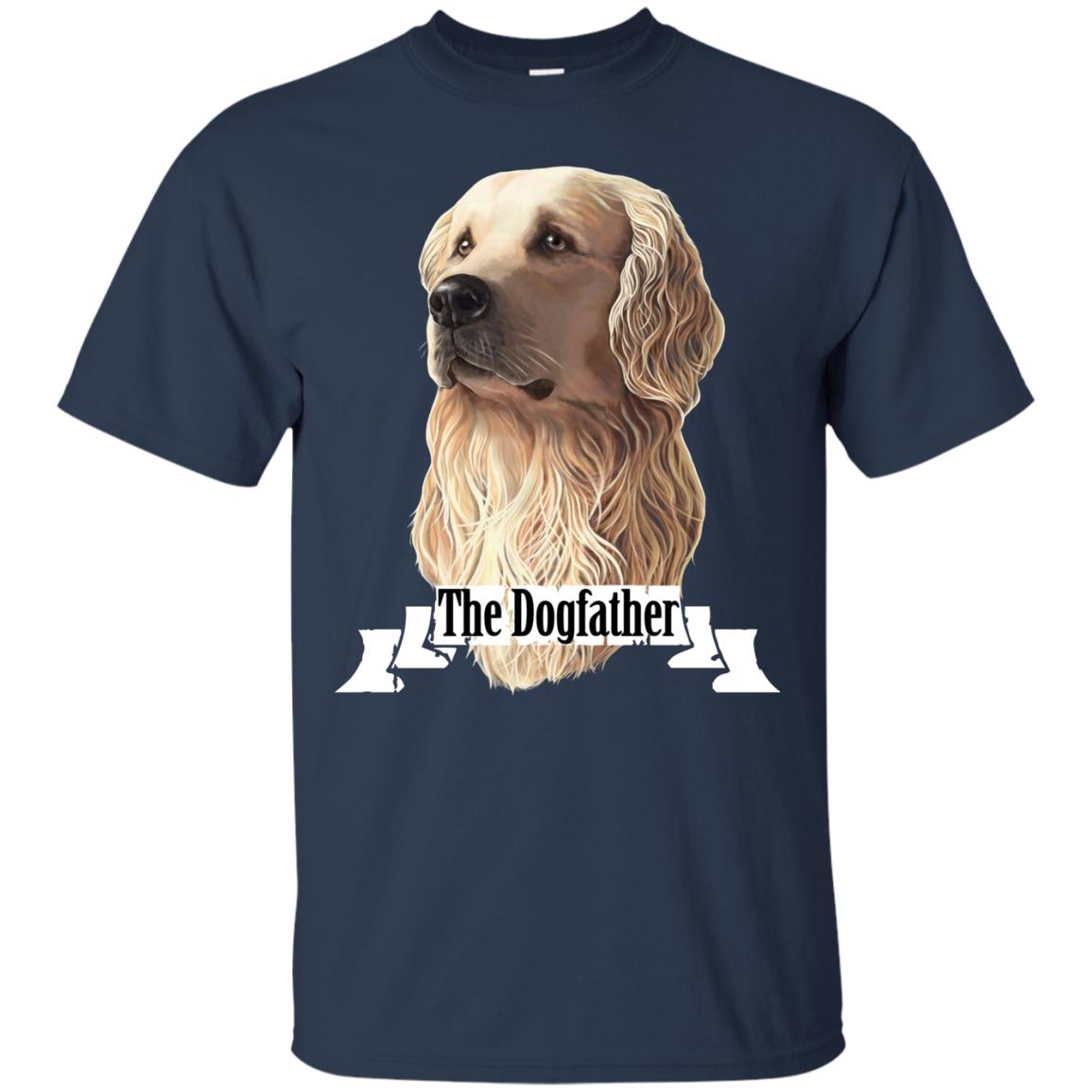 Golden Retriever T-Shirt The DogFather - GoneBold.gift