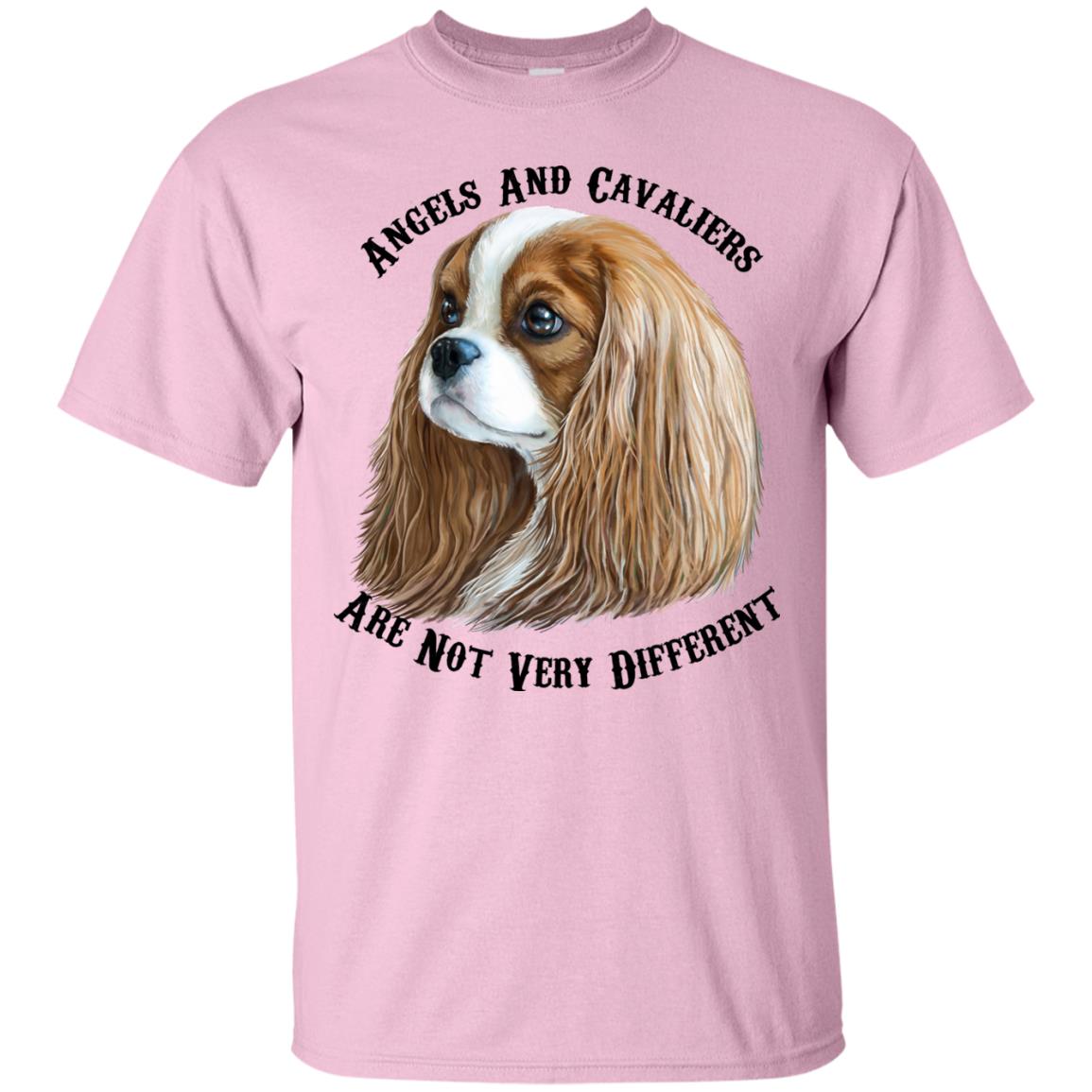 Cavalier King Charles Spaniel Blenheim Angels T-Shirt - GoneBold.gift
