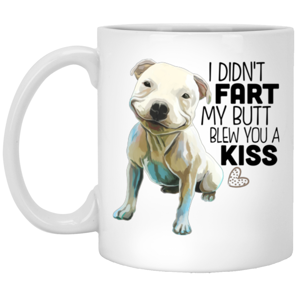 Fart Mug Pit Bull Gifts Funny Mug - GoneBold.gift