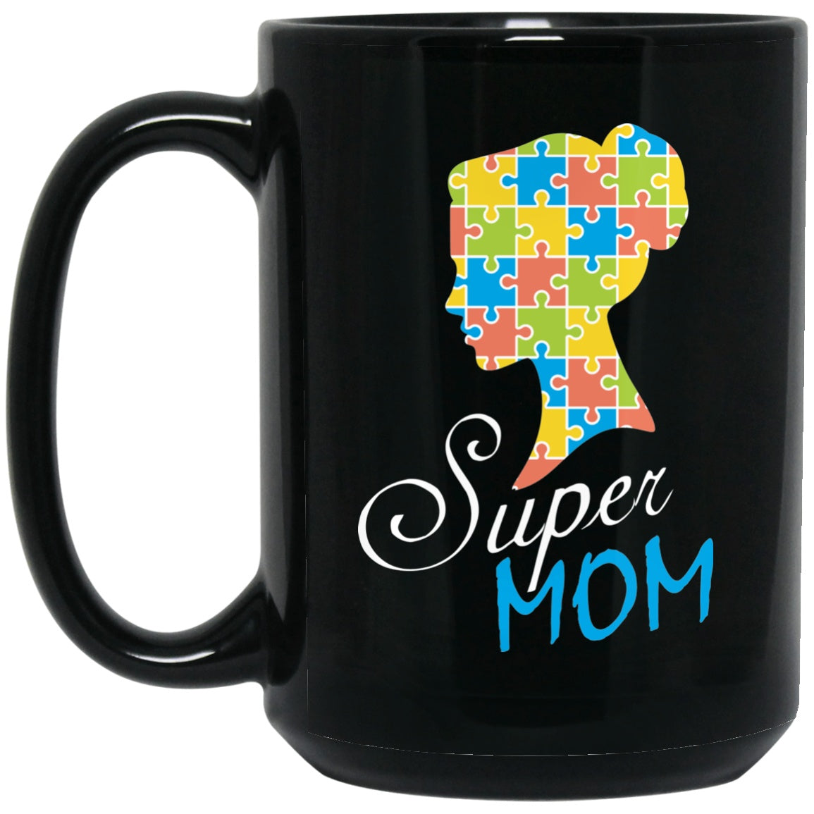 Autism Awareness Mug - Black Coffee Mugs - GoneBold.gift
