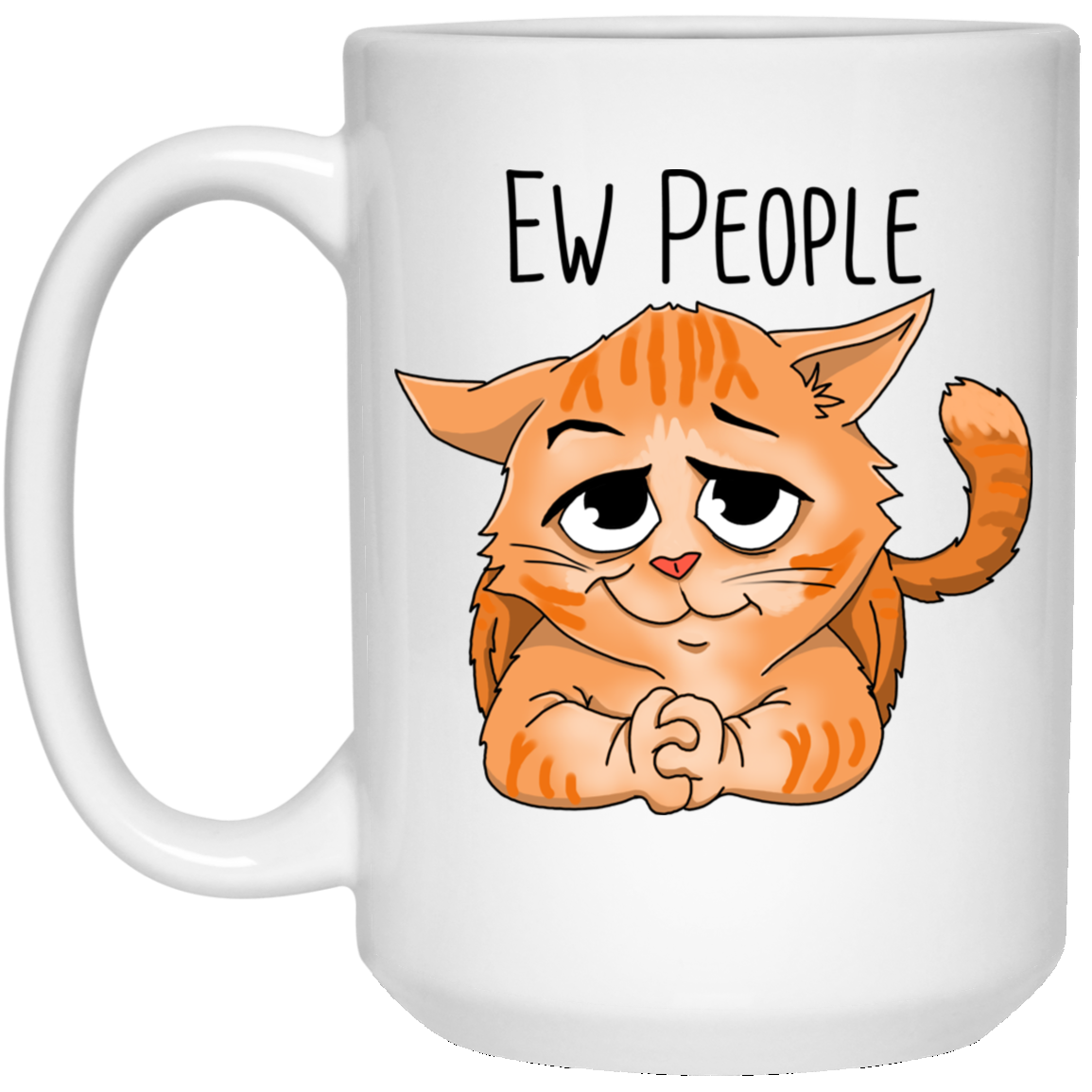 Cat Gifts, Ew People, Funny Cat Mug - GoneBold.gift