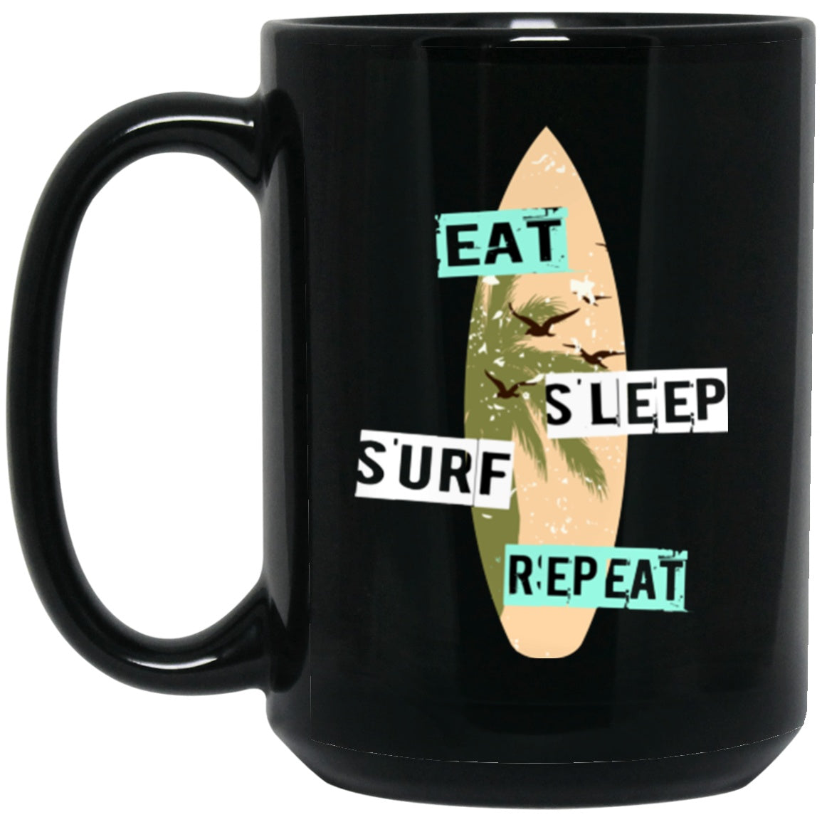 Surfing Mug Gifts Black Coffee Mugs - GoneBold.gift