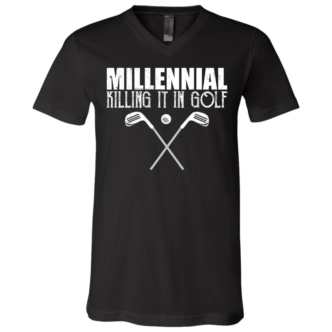 Golf Shirt Millennial Funny Unisex Tees - GoneBold.gift