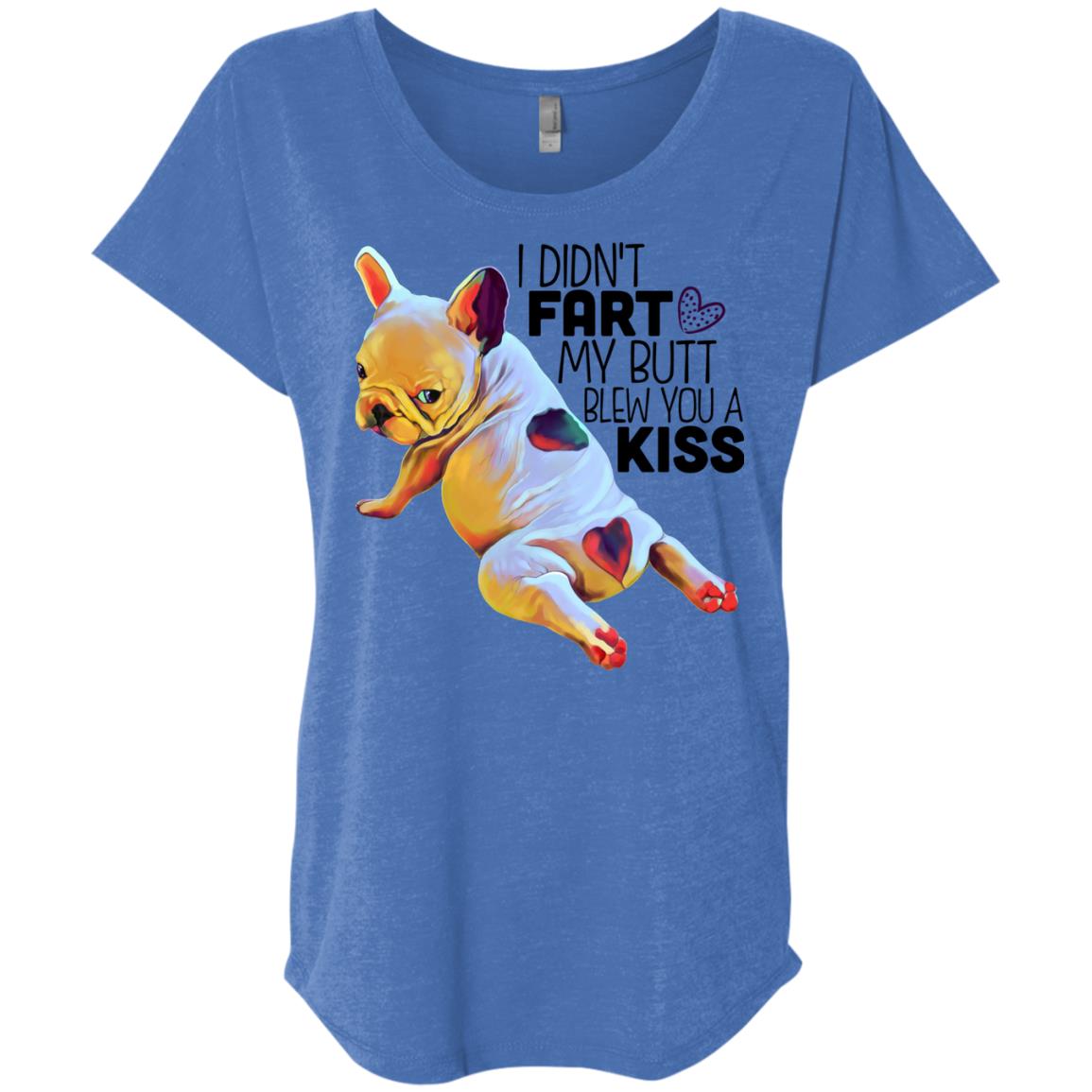 Funny Frenchie French Bulldog Dolman Sleeve T-shirt - GoneBold.gift