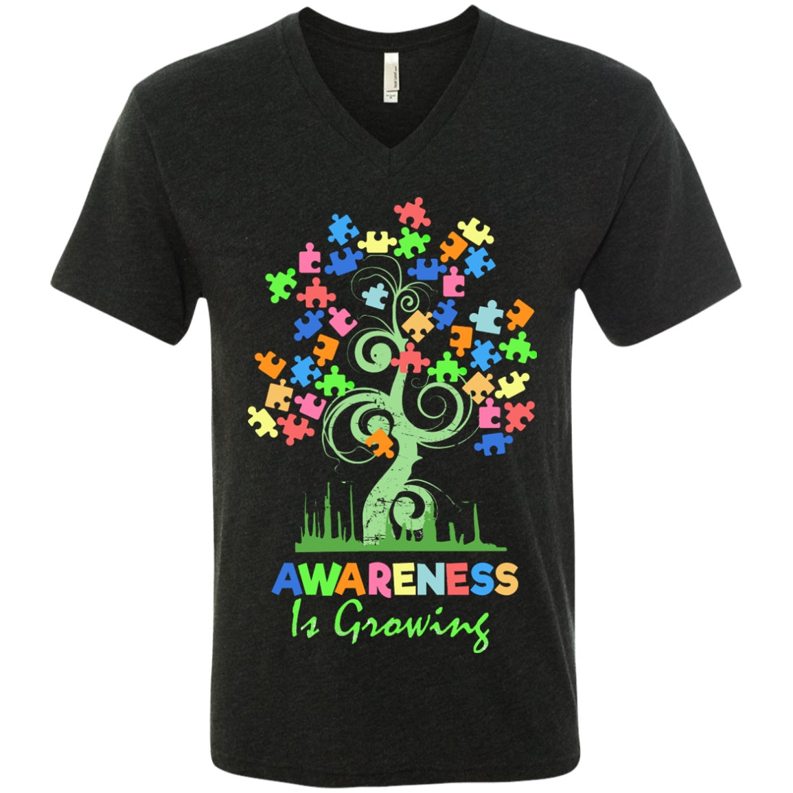 Autism Awareness Tree - Awareness Is Growing Shirts And Hoodies - GoneBold.gift