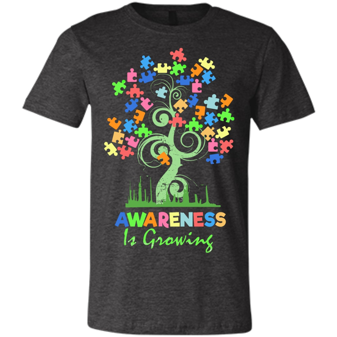 Autism Awareness Tree - Awareness Is Growing Shirts And Hoodies - GoneBold.gift