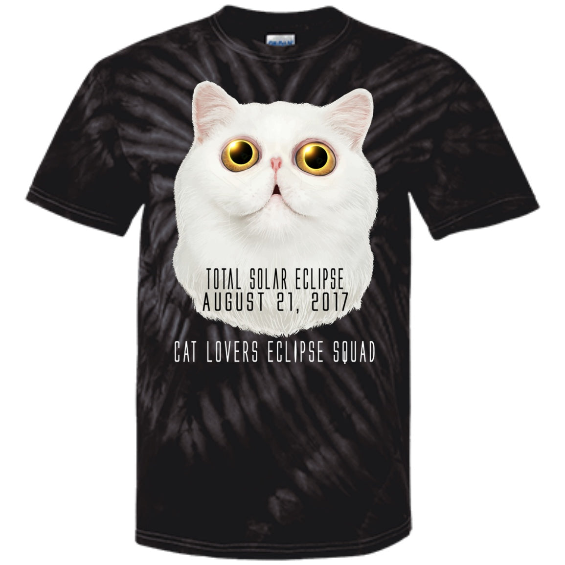 Cat Lovers Squad Solar Eclipse Cat Unisex T-Shirts - GoneBold.gift